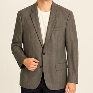 J.Crew Grosby Italian Wool Blazer 38R Charcoal Gray Men’s Jacket